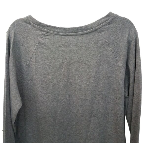 St. Patricks Day Womens Sz M Gray Solid Long Sleeve Sweatshirt - Picture 6 of 8